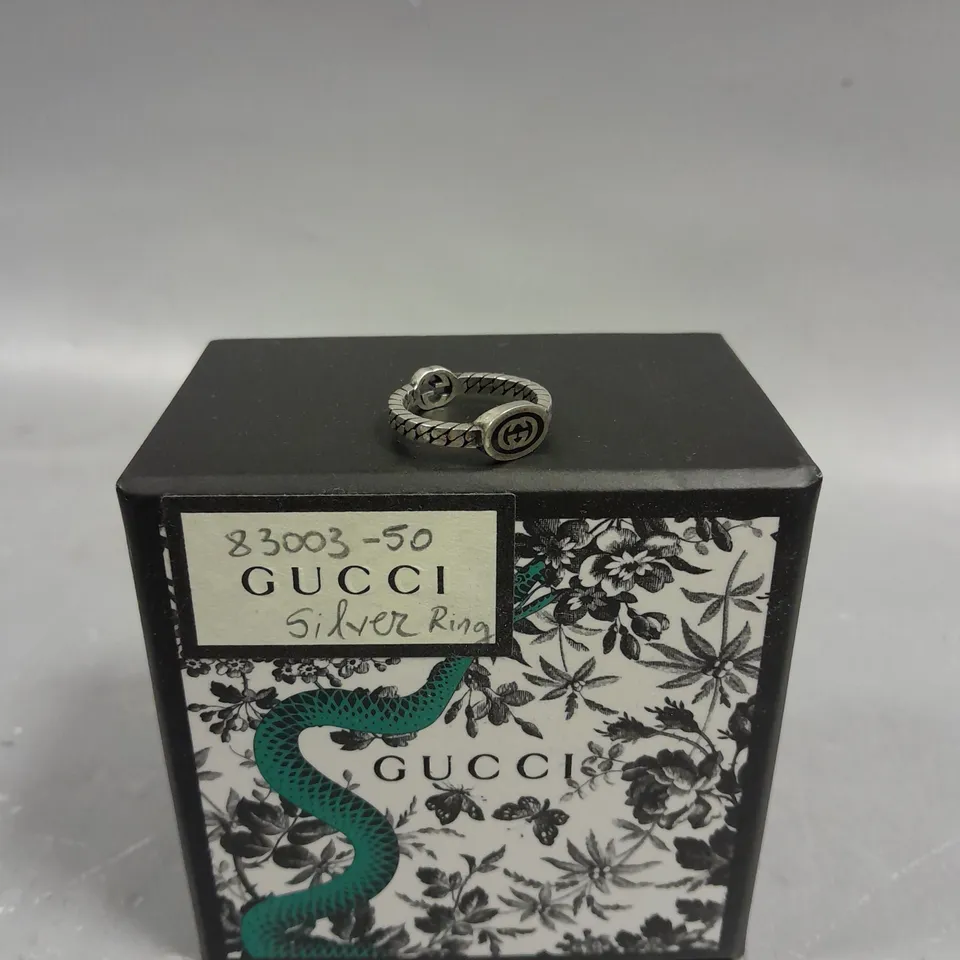 GUCCI INTERLOCKING RING 