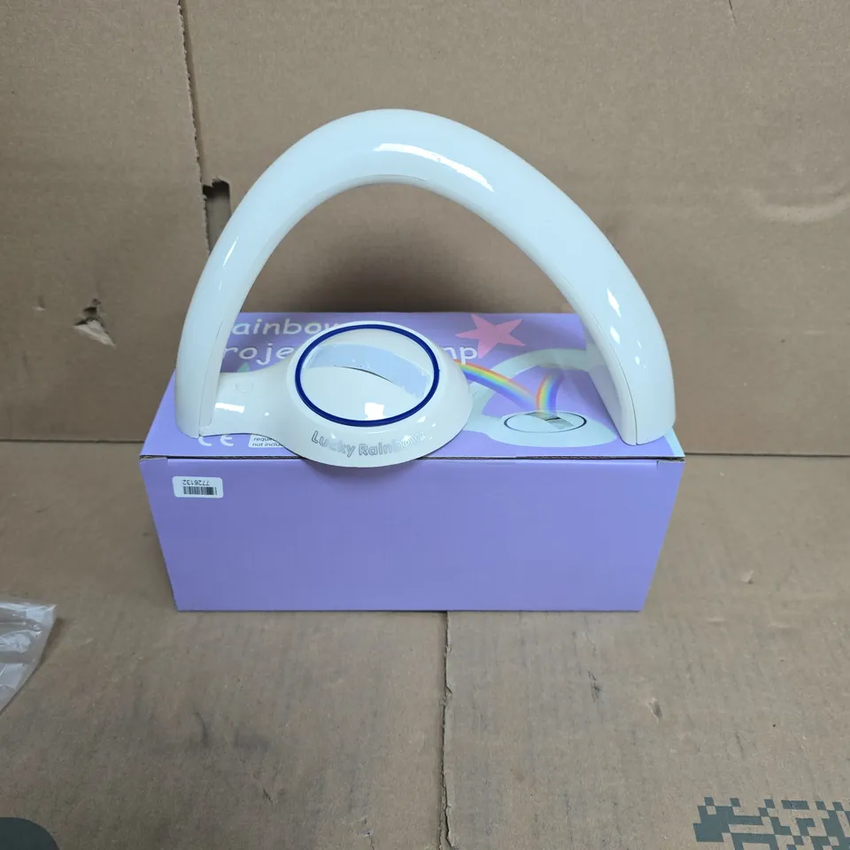 RAINBOW PROJECTION LED BEDSIDE TABLE LAMP (BOXED)