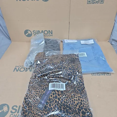 BOX OF APPROXIMATELY 10 ASSORTED CLOTHING ITEMS TO INCLUDE BRENDA EDWARDS ETC