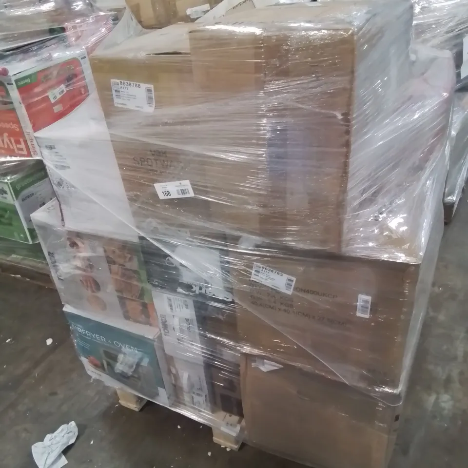 PALLET OF APPROXIMATELY 31 UNPROCESSED RAW RETURN HOUSEHOLD AND ELECTRICAL GOODS TO INCLUDE;