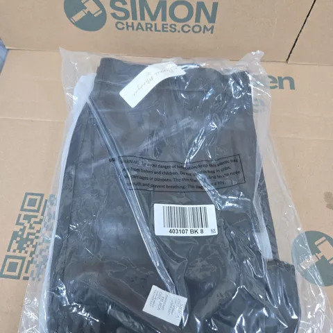 DANNII MINOGUE FAUX LEATHER PANTS - 8