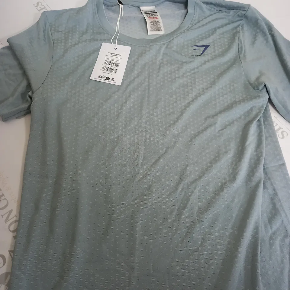 GYMSHARK SEAMLESS SPORT T-SHIRT ON GREY - MEDIUM