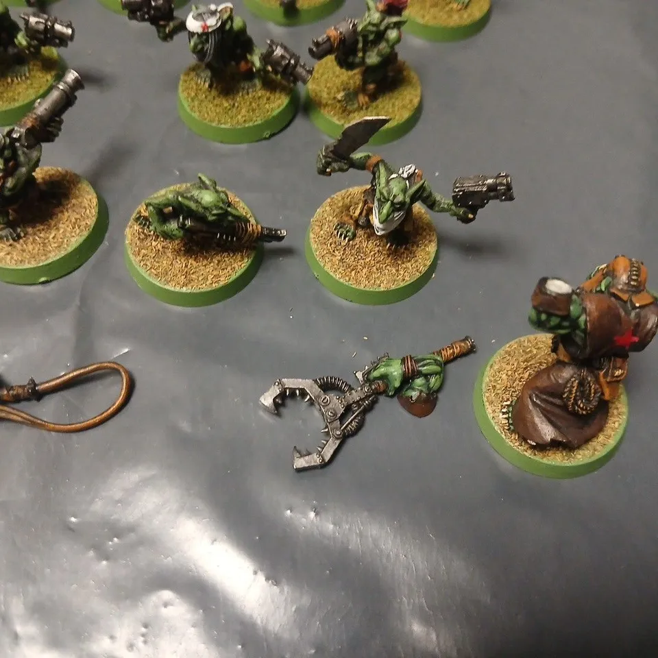 LOT OF 19 GOBLIN HAND PAINTED FIGURINES