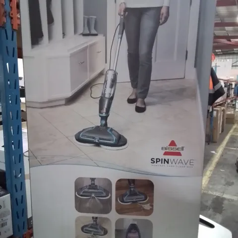 BOXED BISSELL SPIN WAVE POWERED HARD FLOOR MOP