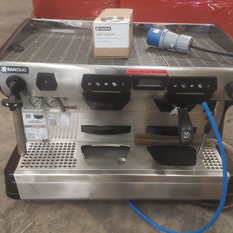 RANCILIO CLASSE 7 COMMERCIAL 2 GROUP COFFEE MACHINE