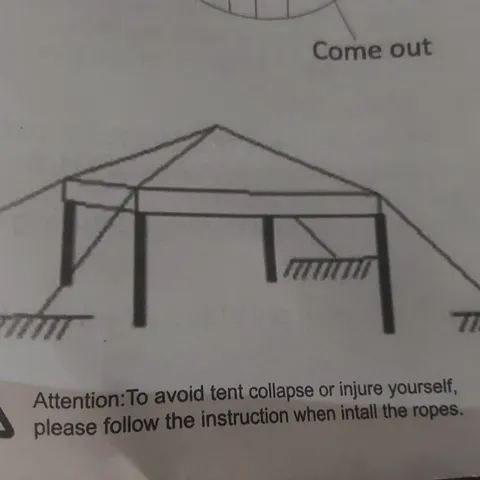 BOXED GAZEBO TENT - WHITE