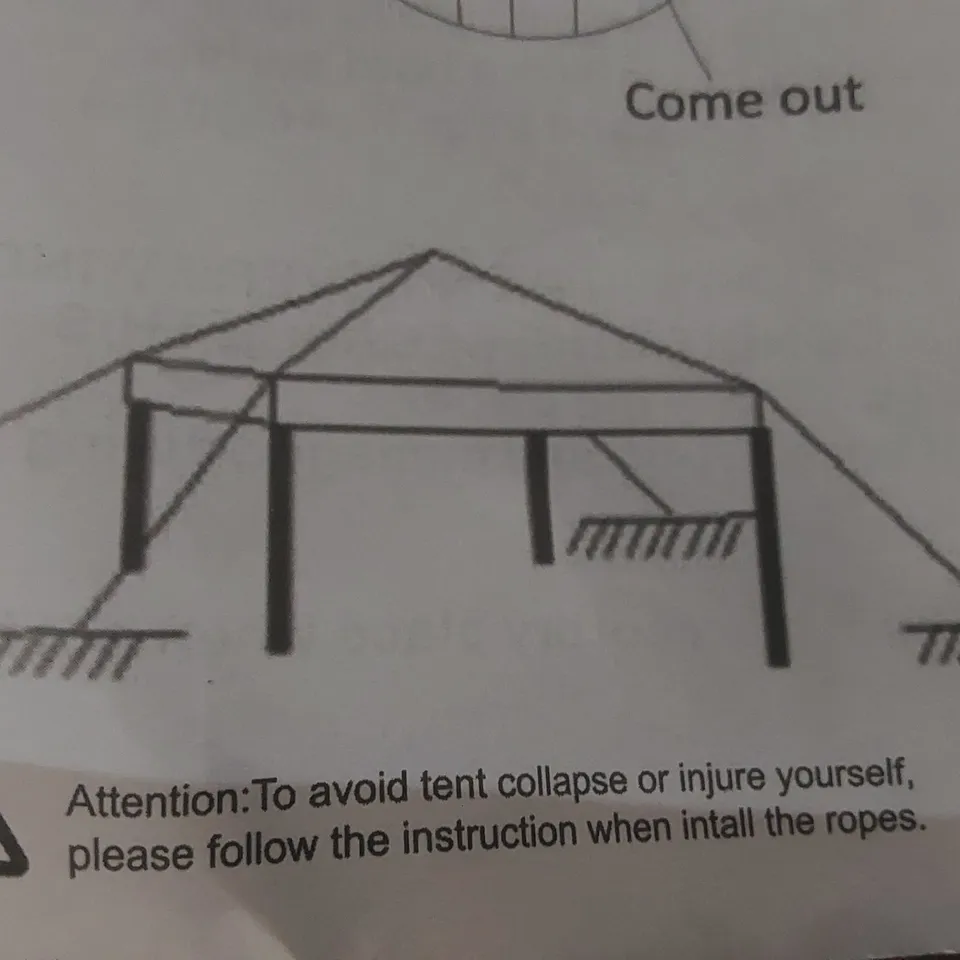 BOXED GAZEBO TENT - WHITE