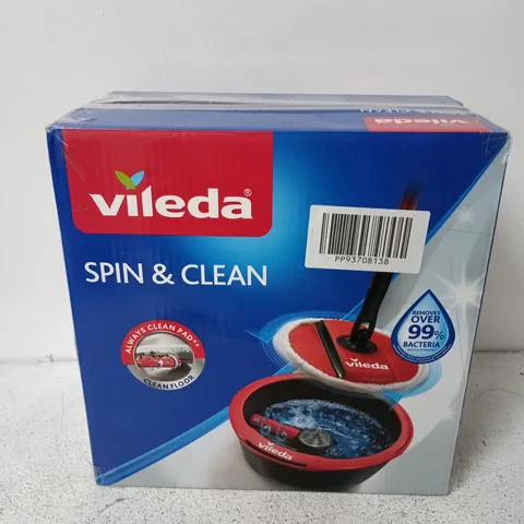VILEDA SPIN & CLEAN MOP SET – BOXED