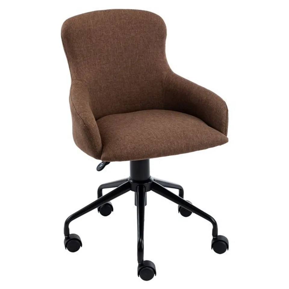 DESIGNER CECIL OFFICE CHAIR BROWN (1 BOX)