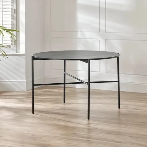 BOXED CAMILLE DINING TABLE- BLACK 133X131X5X9.5CM (1 BOX)
