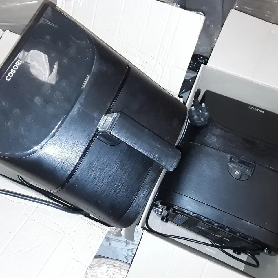 PALLET OF ASSORTED HOUSEHOLD ITEMS TO INCLUDE COSORI AIR FRYER, BROWN LEATHER LOOK BAG AND METAL DETECTOR