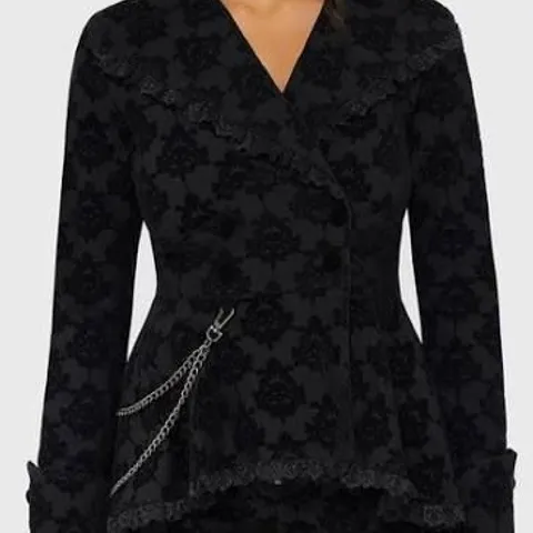 BRAND NEW BAGGED KILLSTAR ZOSMIE JACKET IN BLACK - XL