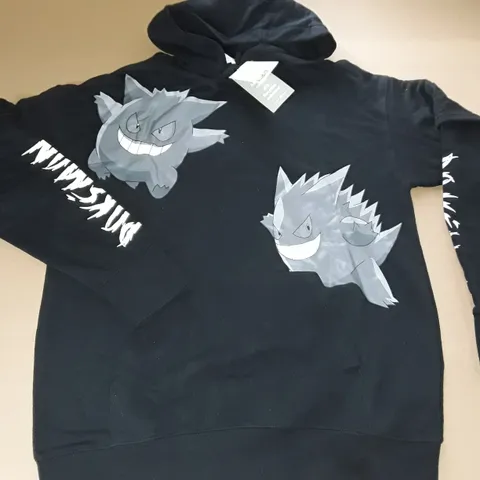H&M POKEMON HANGAR BLACK HOODIE - 12/13 YRS