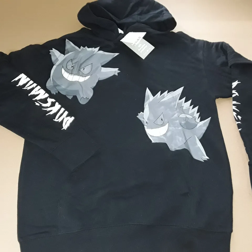 H&M POKEMON HANGAR BLACK HOODIE - 12/13 YRS