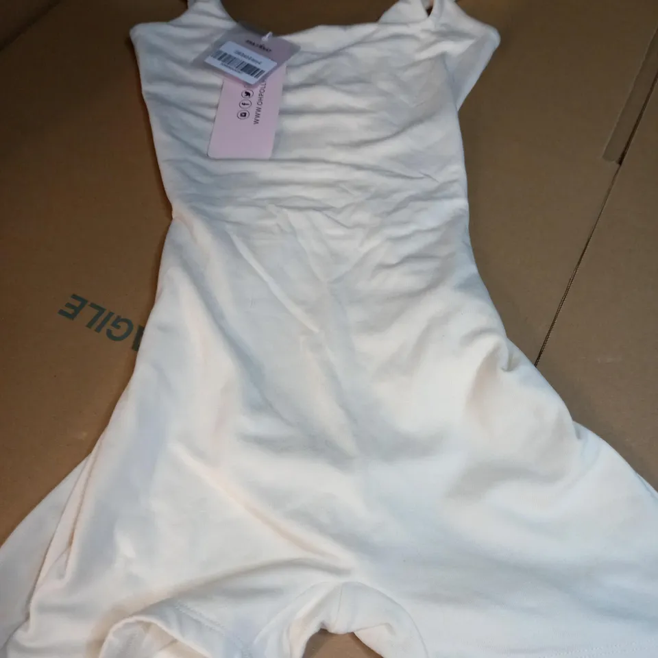 OHPOLLY IVORY FORM FITTING BODYSUIT - SIZE 4