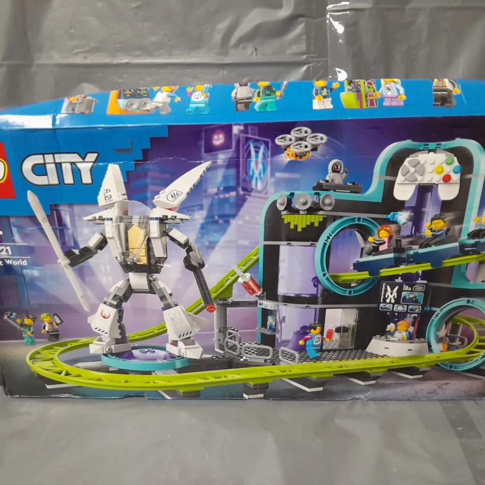 LEGO CITY ROBOT WORLD ROLLER-COASTER PARK TOY 60421 RRP £89.99