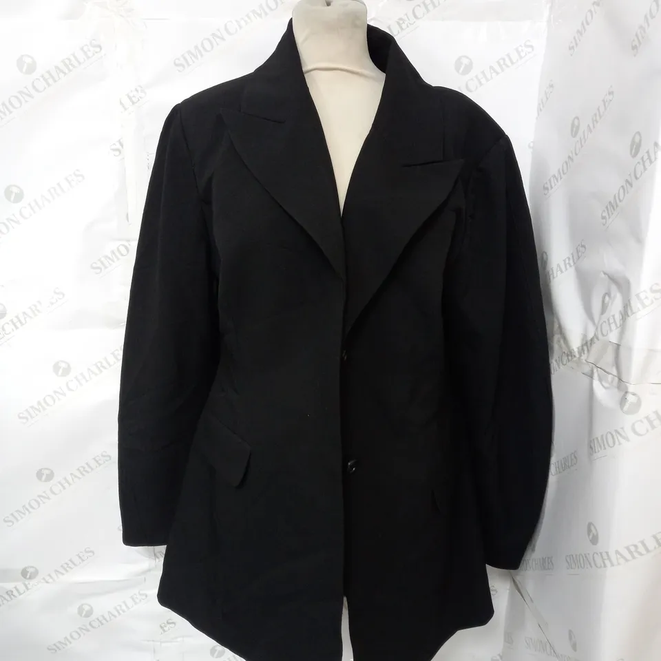 ALIGVE MARIAH BLAZER IN BLACK - UK 14 
