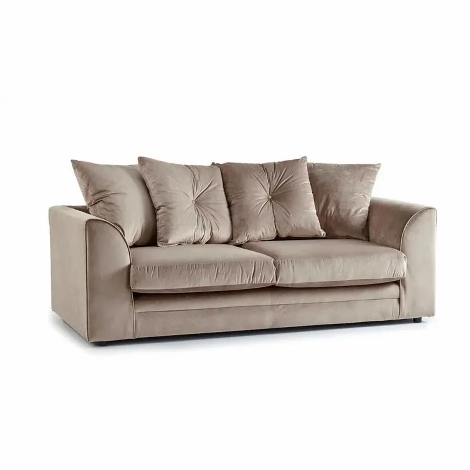SCHELL 3 SEATER SOFA UPHOLSTERY COLOUR TAUPE