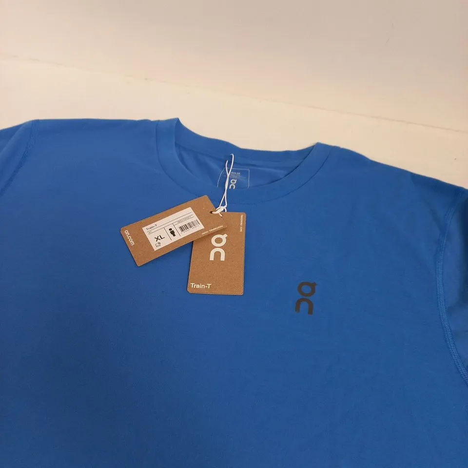 ON CLOUD TRAIN-T T-SHIRT, BLUE, UK XL