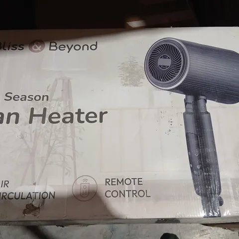 BOXED BLISS AND BEYOND ALL SEASON FAN HEATER