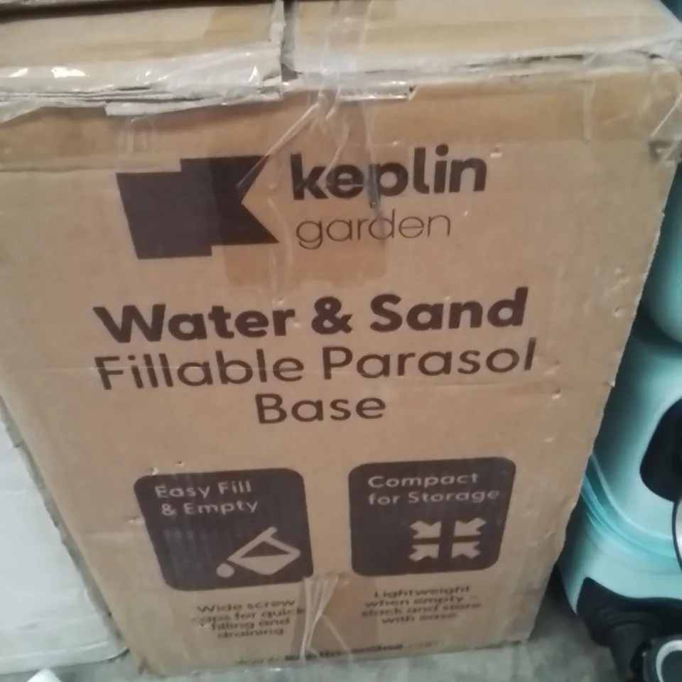 BOXED KEPLIN WATER&SAND FILLABLE PARASOL BASE
