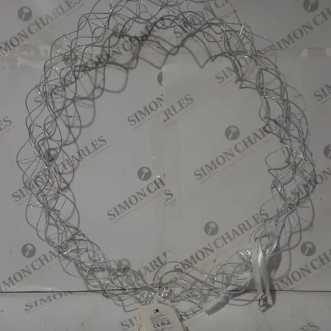 BOXED KELLY HOPPEN WHITE LIGHT UP WREATH