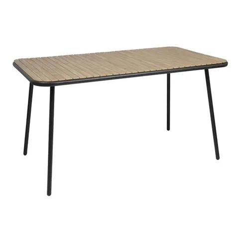 Boxed Bolero Santorini Rectangular Table Wood Effect (1 box)