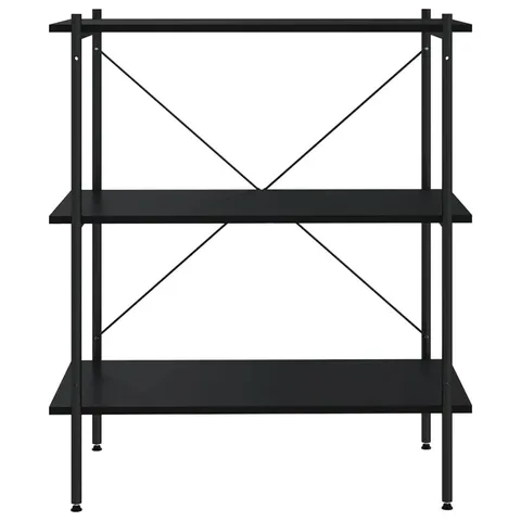 BOXED LUXTON 80CM W STEEL SHELVING UNIT (1 BOX)