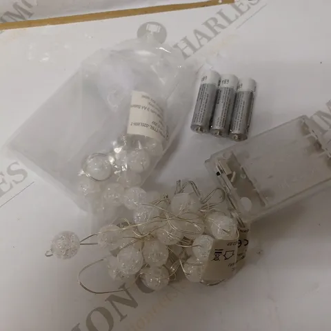 HOME REFLECTIONS SET OF 2 BALL 20 LED BATTERY LIGHT STRANDS