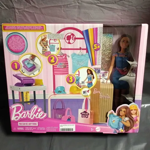 BARBIE YOU CAN BE ANYTHING FASHION PLAYSET – BOXED