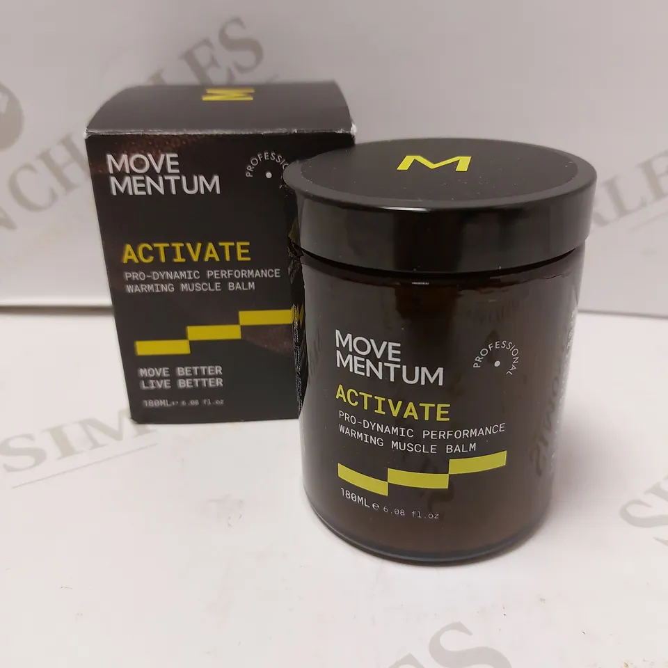 MOVE MENTUM ACTIVATE PRO-DYNAMIC WARMING MUSCLE BALM 180ML
