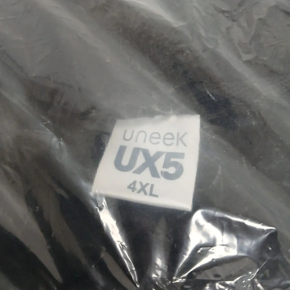 UNEEK UX5 FILL ZIP MICRO FLEECE JACKET – BLACK, 4XL