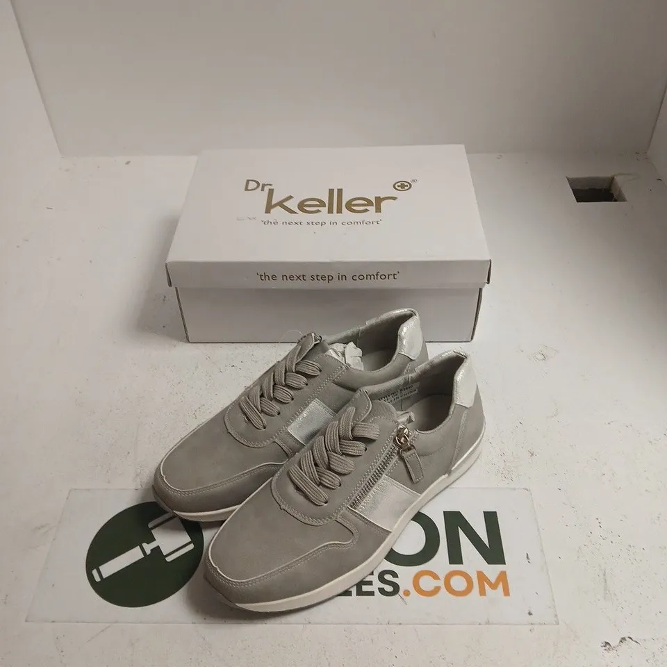 DR KELLER MARTINA GREY (STONE) SNEAKERS – UK 7
