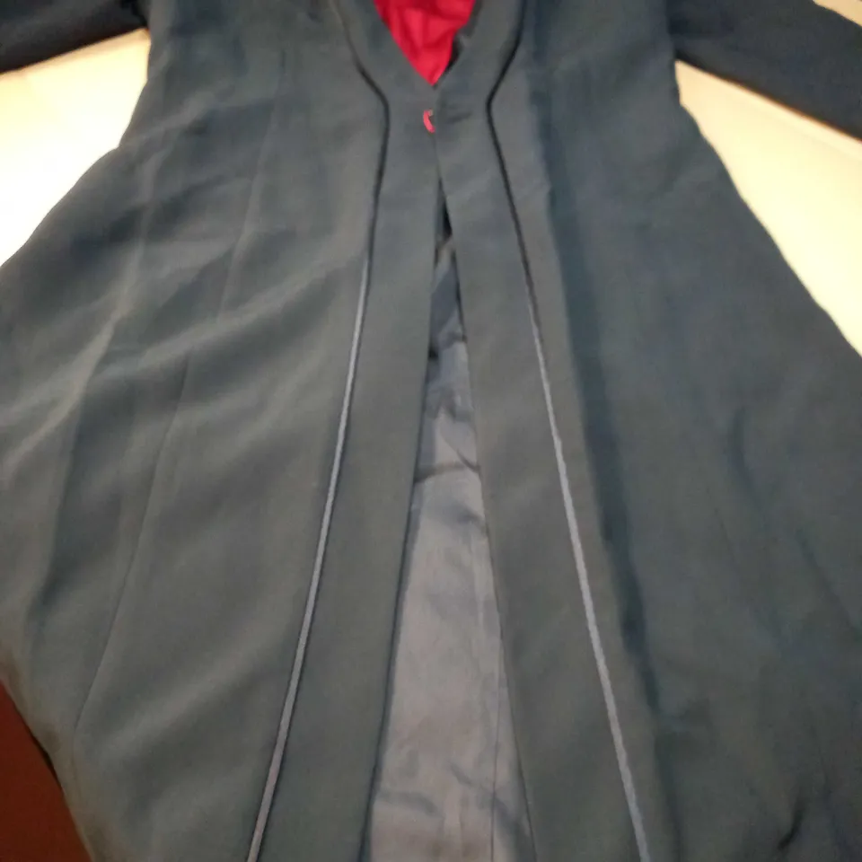 AMANDA WAKELY LONDON BLACK/RED DETAILED EVENING/OCCASION OPEN FRONT JACKET 