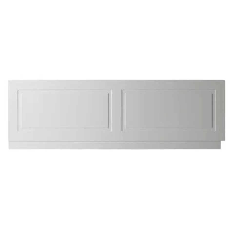 BOXED ASTLEY 180CM FRONT PANEL MATT WHITE