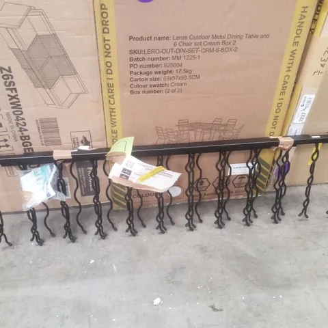 CHRIOPHER 63 BOTTLE WALL MOUNTED WINE BOTTLE RACK KIT - MATTE BLACK