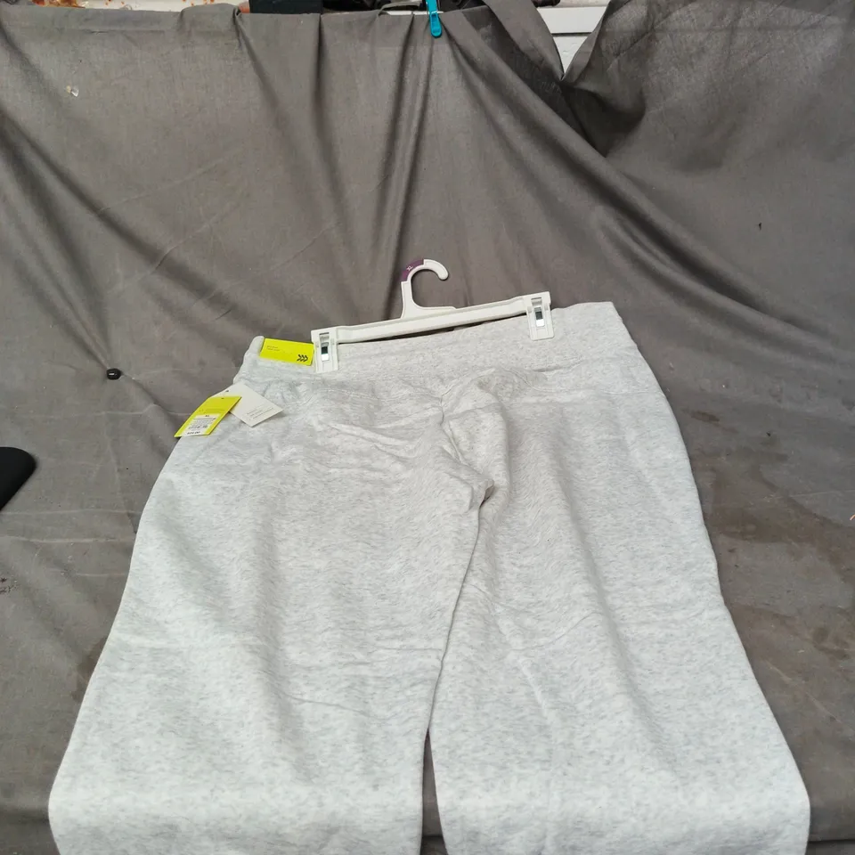 2 X ALL IN MOTION MID RISE TAPER PANT HEATHER GRAY XL WITH TAGS