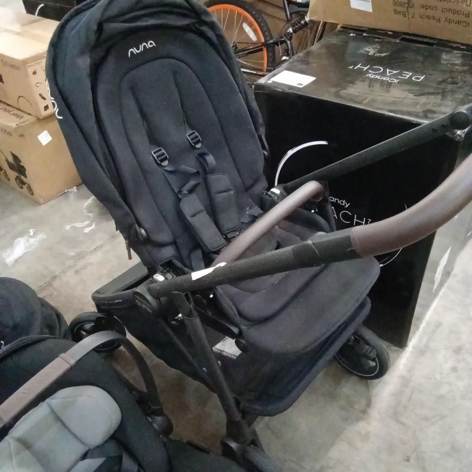 NUNA STROLLER, CARRY COT, CAR SEAT AND I-SIZE BASE (4 PARTS)