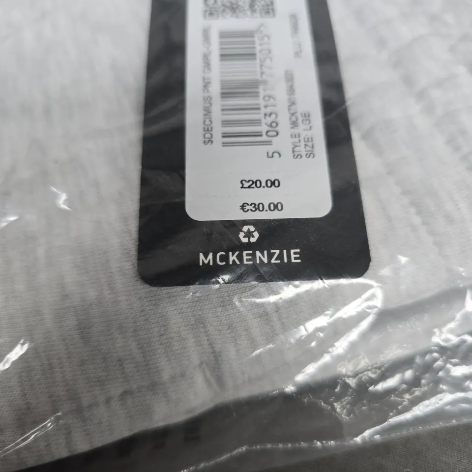 BAGGED MCKENZIE GREY SWEATPANTS – UK LARGE (LGE) – MEN’S
