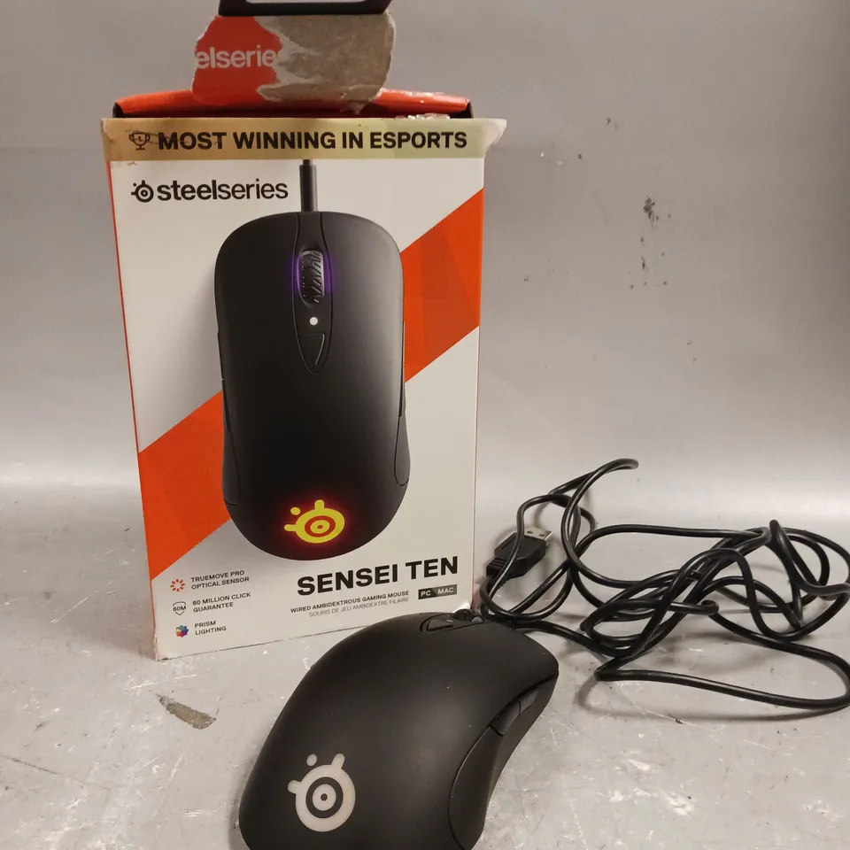 BOXED STEELSERIES SENSEI TEN WIRED GAMING MOUSE 