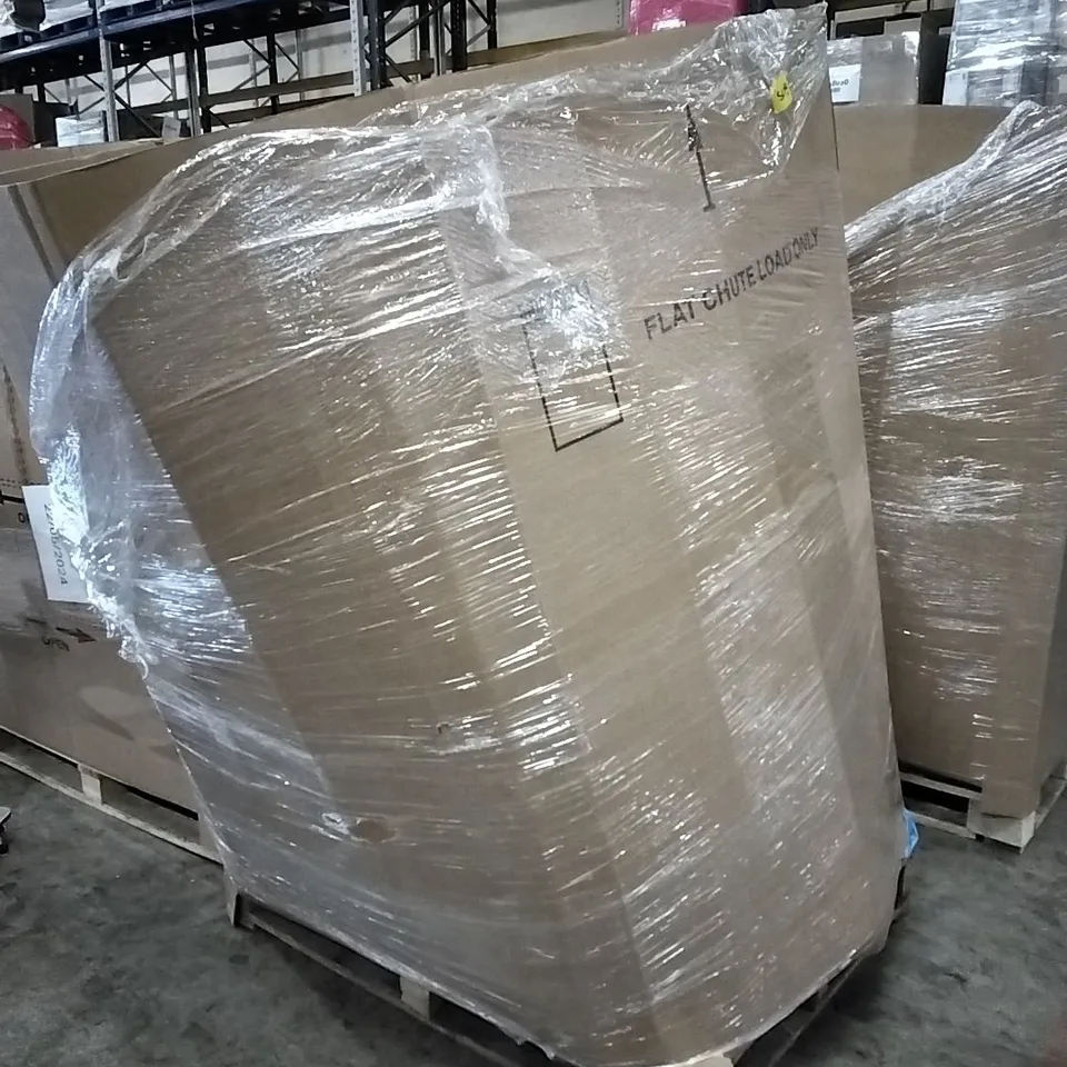 PALLET OF ASSORTED PRODUCTS INCLUDING TABLE TENNIS TABLE, PULL OUT ORGANISER, PET PLAYPEN, WORKOUT BAR, SOCCER GOAL