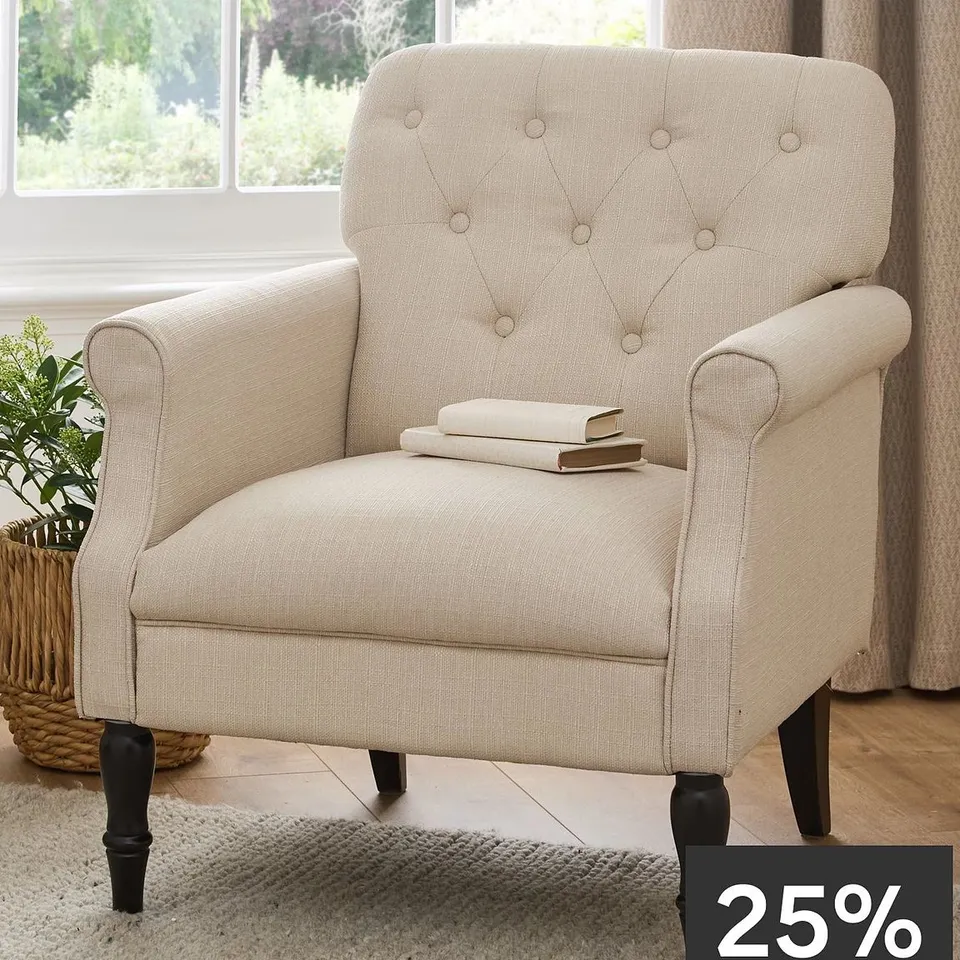 PIEPER FABRIC ACCENT CHAIR RRP £229