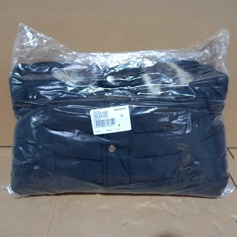 CENTIGRADE FAUX DOWN COAT BLACK - SMALL