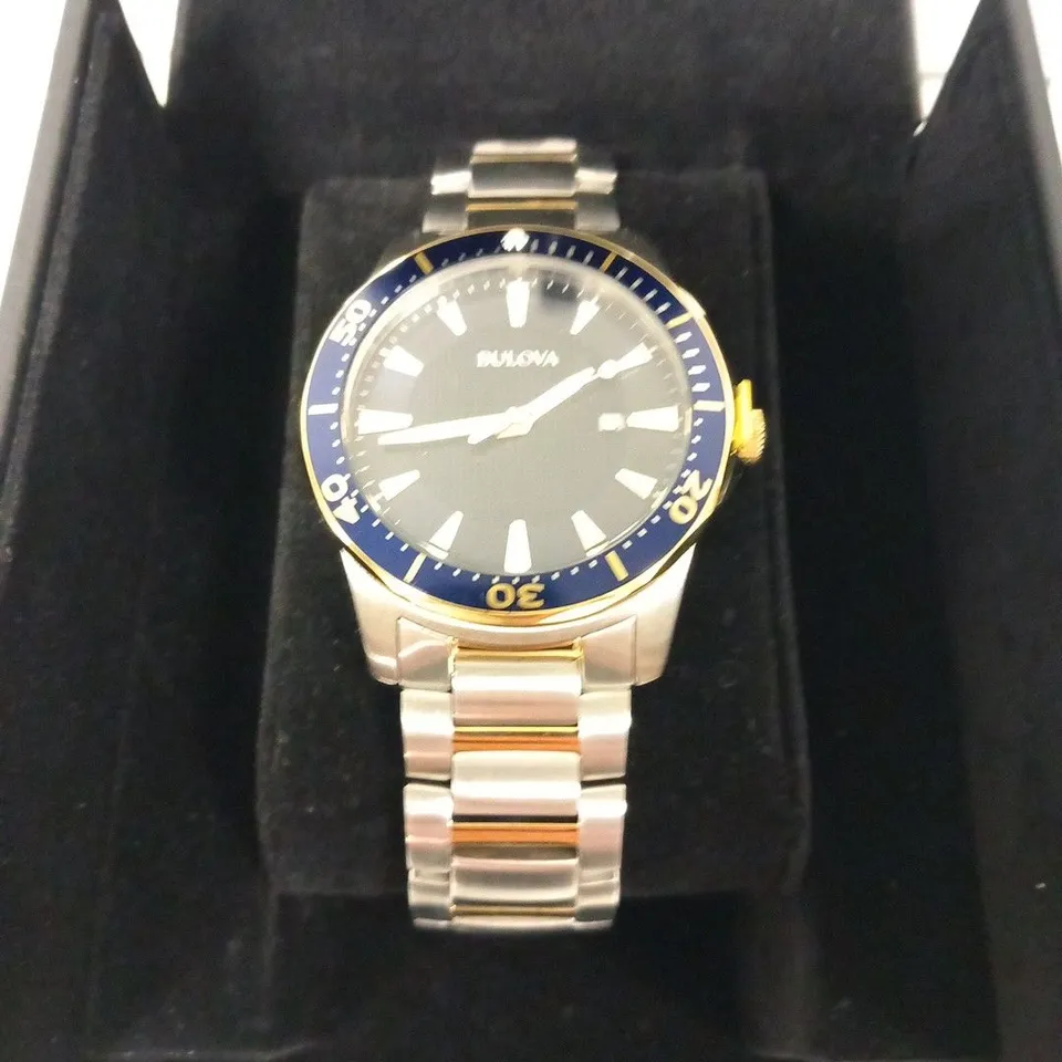 BOXED BULOVA WRIST WATCH