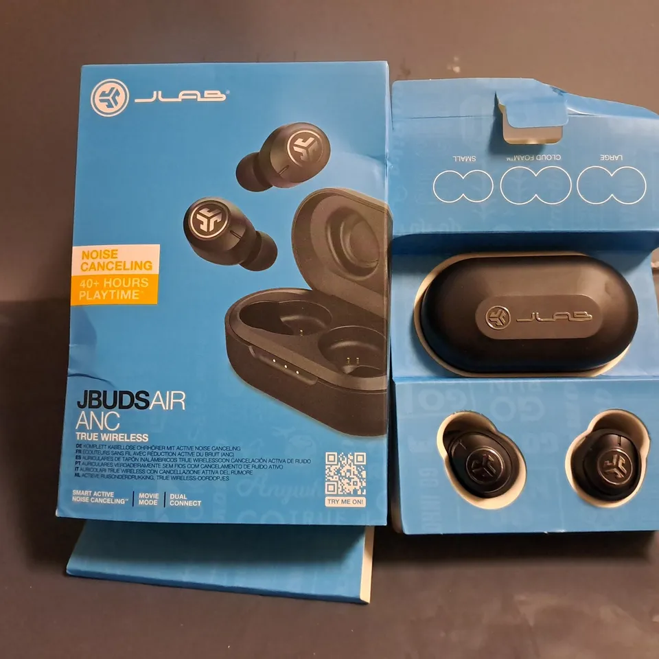 BOXED JLAB JBUDS AIR ANC TRUE WIREESS EARBUDS 