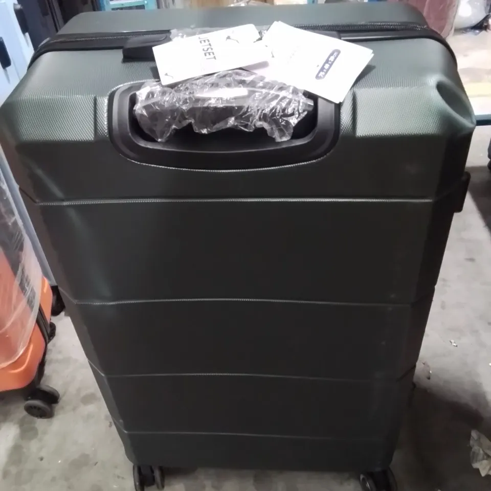 LUGG JETSET TRAVEL SUITCASE DARK GREEN