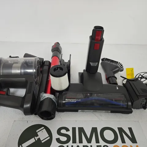 CORDLESS VACUUM CLEANER WITH MOTORISED BRUSH HEAD AND ATTACHMENTS