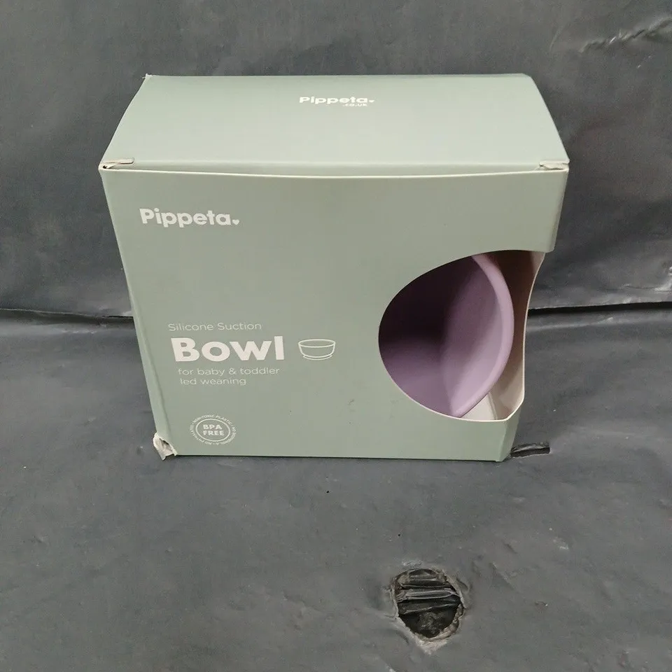 BOXED PIPPETA BABIES SILICONE SUCTION BOWL 