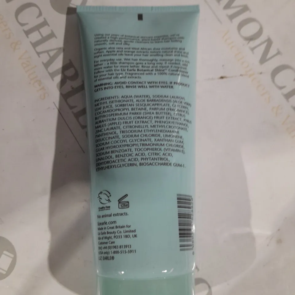 3 X LIZ EARLE BOTANICAL SHINE SHAMPOO 200ML