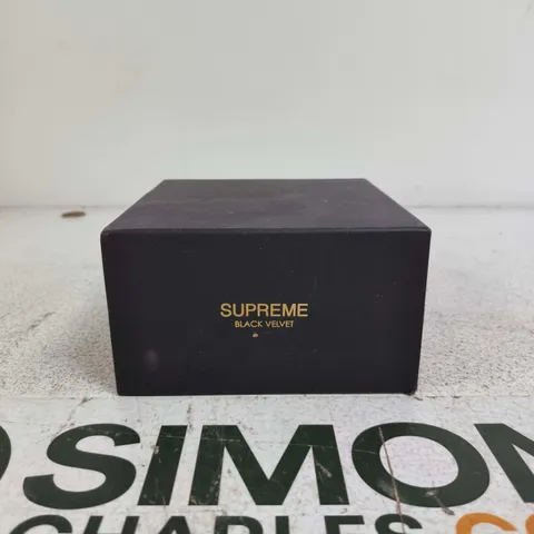 SUPREME BLACK VELVET SKINCARE – BOXED SERUM IN PRESENTATION BOX